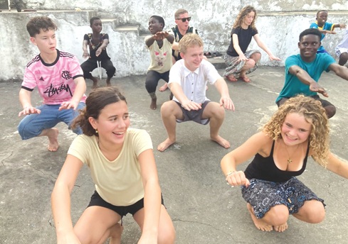 They shared experiences in dance and music.