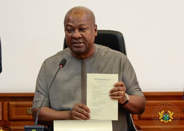President Mahama signs 24-Hour Economy Bill into law
