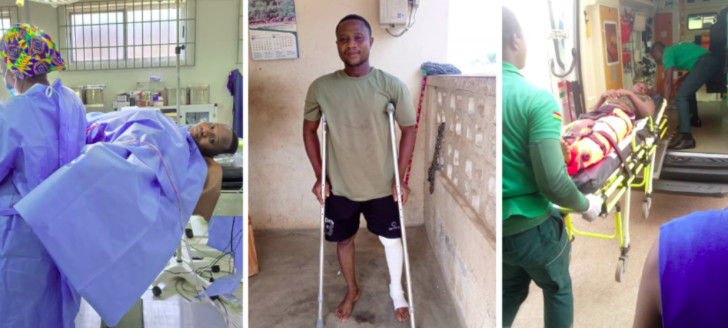 Brutal galamsey attack: - Forest guard battles for livelihood