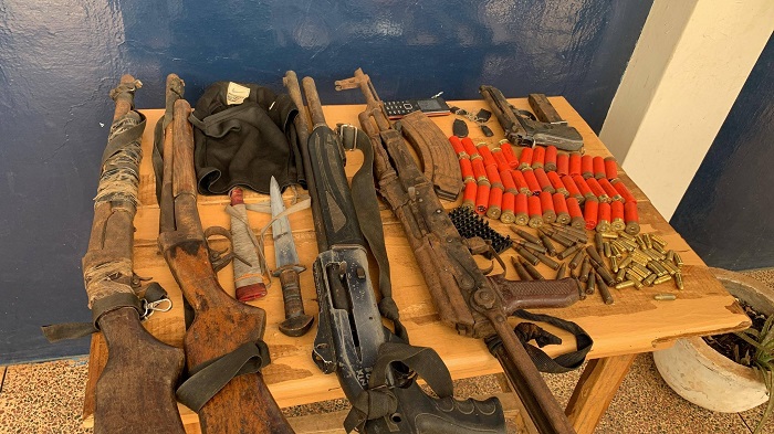 Police gun down suspected robber, seize 5 firearms in Bono shootout