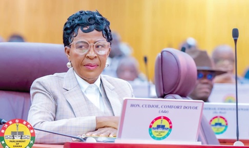 Comfort Doyoe Cudjoe, First Deputy Majority Whip in Parliament