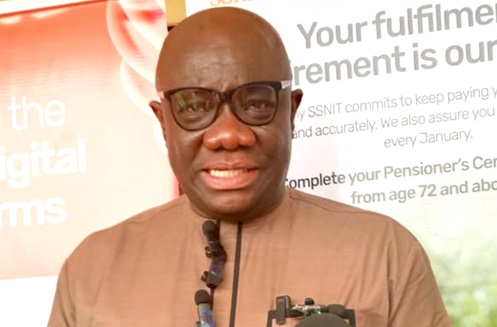 Frank Molbila, General Manager in charge of Benefits at  SSNIT 