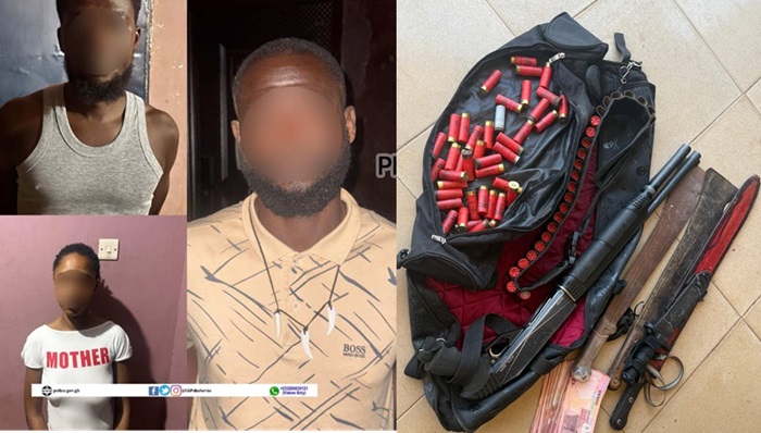 The suspects and the exhbits