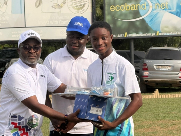 Amartey Sorgbodjor, 13, stuns field to claim Men's Group A bragging rights at Surveyors' Golf Tournament