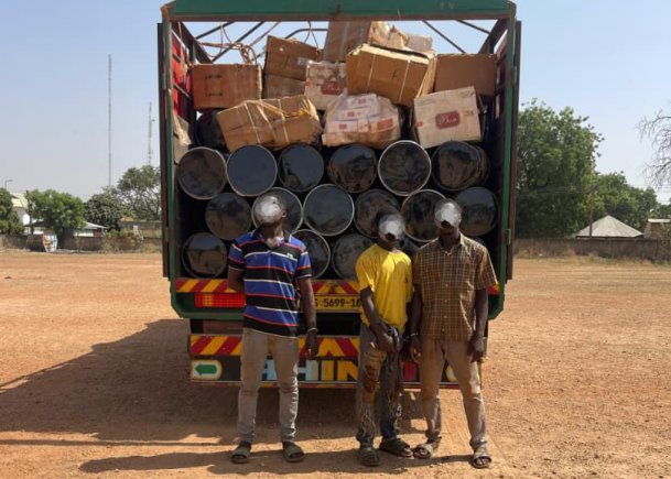 NACOC intercepts trucks carrying sodium cyanide to Burkina Faso