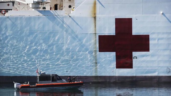The US operates two dedicated hospital boats, including the USNS Mercy