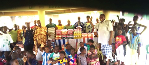 The Royal Family Group, management of the home and some of the children  during the presentation