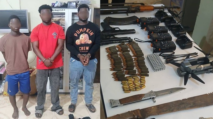 The suspects and the exhbits