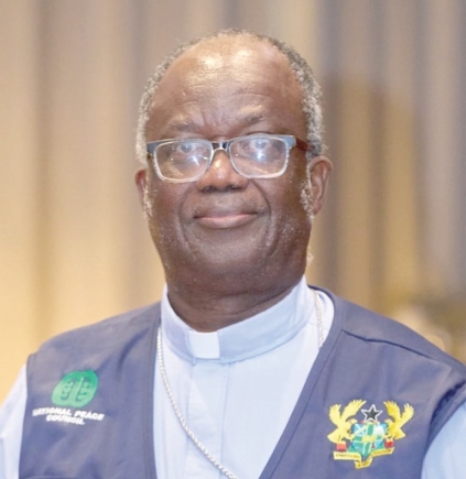 Most Rev. Emmanuel Kofi Fianu —  Chairman,­ National Peace Council