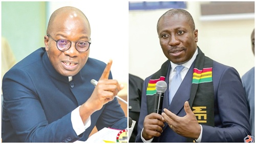 Mahama Ayariga — Majority Leader, Alexander Afenyo-Markin — Minority Leader 