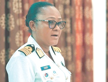Naval Captain Veronica Adzo Arhin, acting Director-General, Public Relations of GAF