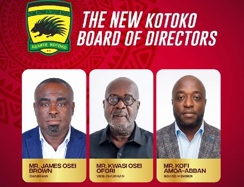 Asante Kotoko appoints three-member Board of Directors