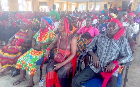 A section of the cocoa farmers A section of the cocoa farmers