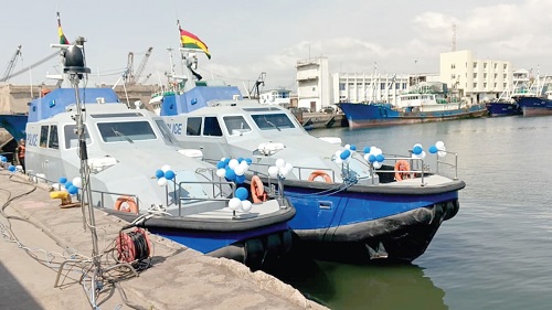 The Avon Class patrol vessels procured to strengthen the operational capacity of the Marine Police Unit of the Ghana Police Service