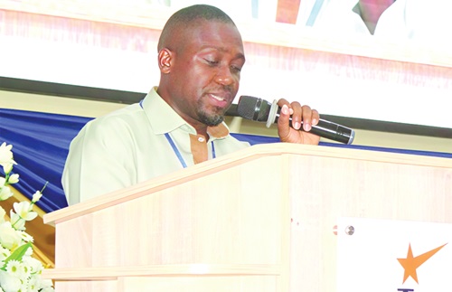 Prof. Simon-Peter Kafui Aheto — Director, New Year School and Conference, UG, reading the communiqué