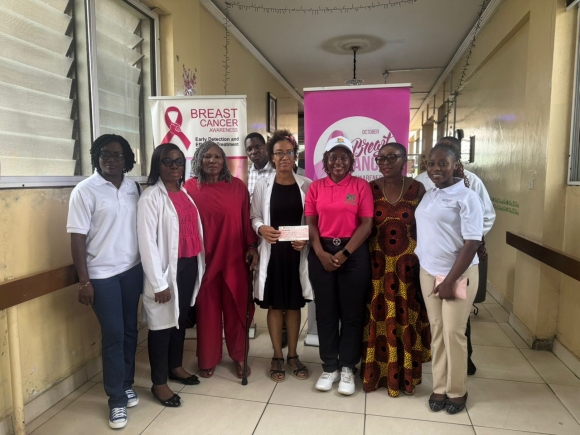 Achimota Golf Club Ladies donate GH₵40,000 to Korle Bu for breast cancer care