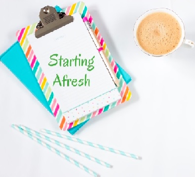 Rebooting life: Starting afresh