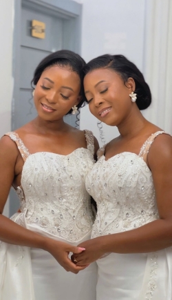 This is Ivy and Ivy, the twin sisters who married same day