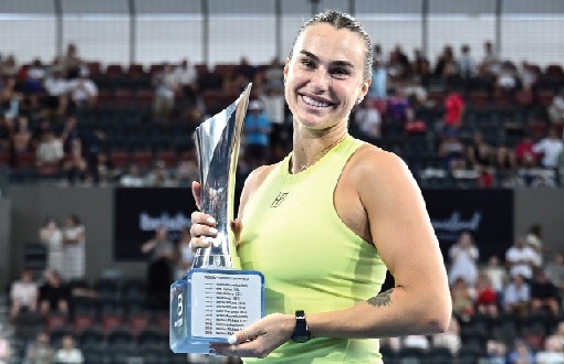 Aryna  Sabalenka has secured a back-to-back Brisbane title
