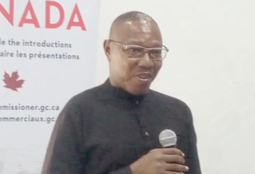 Dr Clement Apaak (left), Deputy Education Minister, addressing the forum