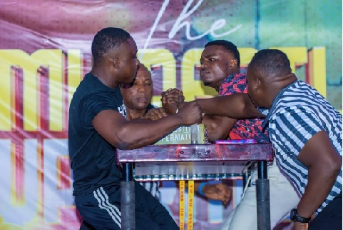 Armwrestling Supermatch: Sackey, Acquah, others thrill fans