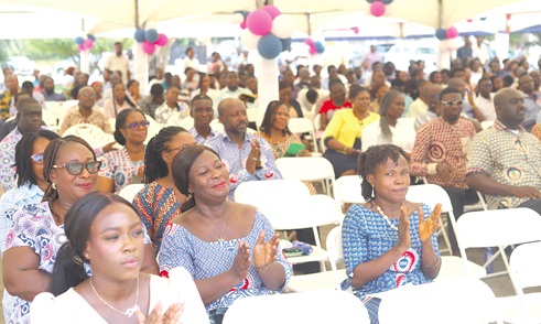 Participants during the thanksgiving service  Picture: EDNA SALVO KOTEY 