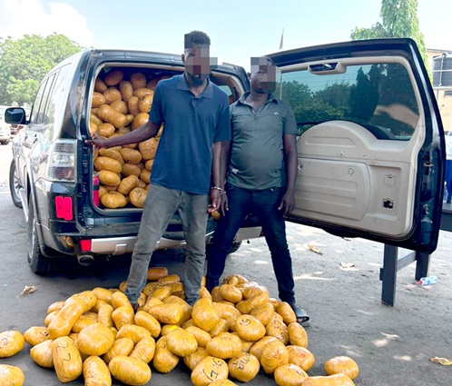 The consignment of suspected narcotic drugs and the suspects