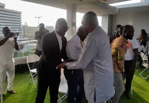  Dr Abdul Rashid Pelpuo , Labour Minister commends Ghanaian media at maiden soirée