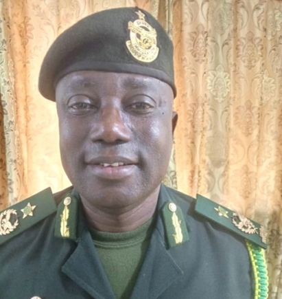 DCOI Peter Yao Nkrumah, Volta Region Commander of the GIS