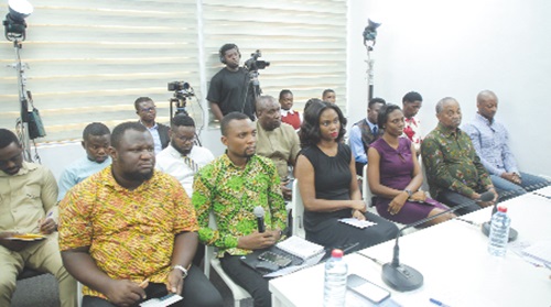 The audience at the event