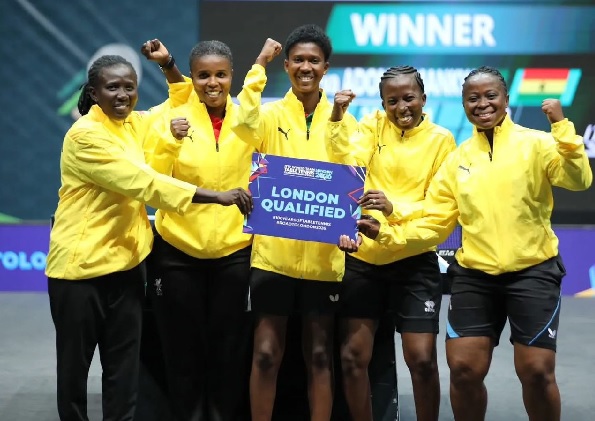 Black Loopers presented with their qualifying ticket after their 3-2 victory over Angola
