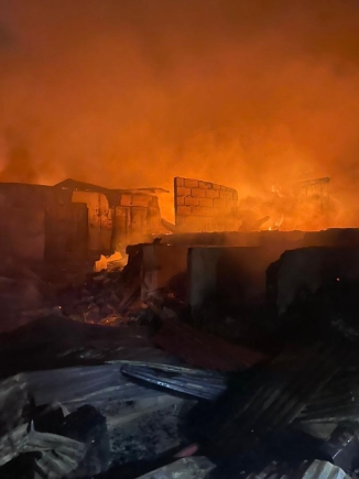 Fire destroys over 100 structures at Anloga market