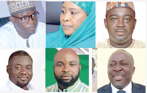 Mohammed Abdul Salam, Hajia Amina Adam, Dr Yakubu Azindow, Najib Mohammed Sani, Mohammed Ramne, Baba Jamal Ahmed