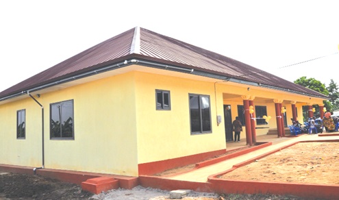 The Adaklu Traditional Council office building at Adaklu-Abuadi