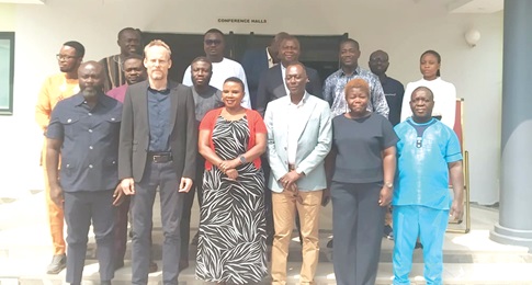 Stakeholders at the regreening Africa project inauguration ceremony in Accra