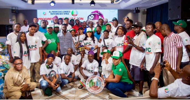 APC Youth Wing in West Africa backs Tinubu’s second-term bid at Accra town hall