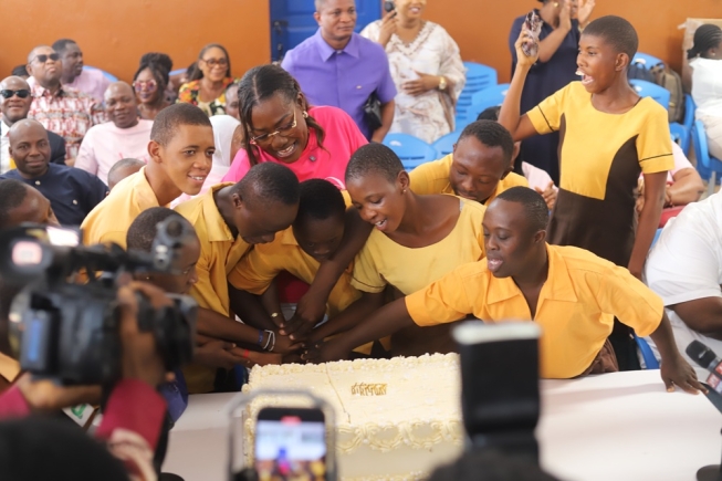 Nana Oye Bampoe Addo marks 60th birthday with Dzorwulu Special School