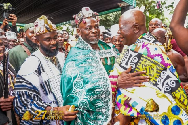 Otumfuo hosts Yagbonwura at Manhyia, announces reciprocal Gonjaland visit 