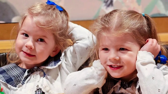 Identical twins Nancy and Margo were born healthy after the procedure