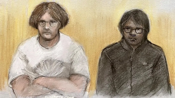 Flowers (left) and Thalha Jubair pleaded guilty in court on Monday