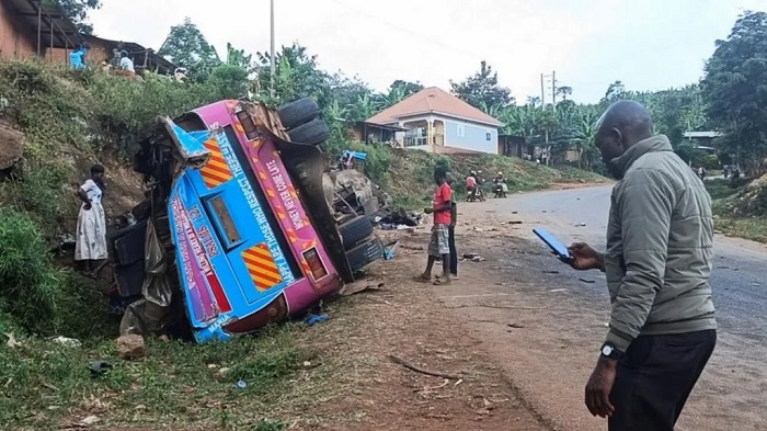 The bus was carrying pupils on a field trip when the accident occurred
