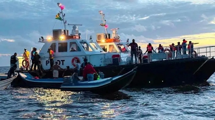 A search and rescue operation for dozens missing people continued on Sunday