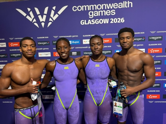 Glasgow: Ghana’s mixed 4x100m freestyle team finished with 3:53.60, below national record of 3:42.97