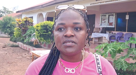 Eunice Effah, speaking to journalists after the celebration