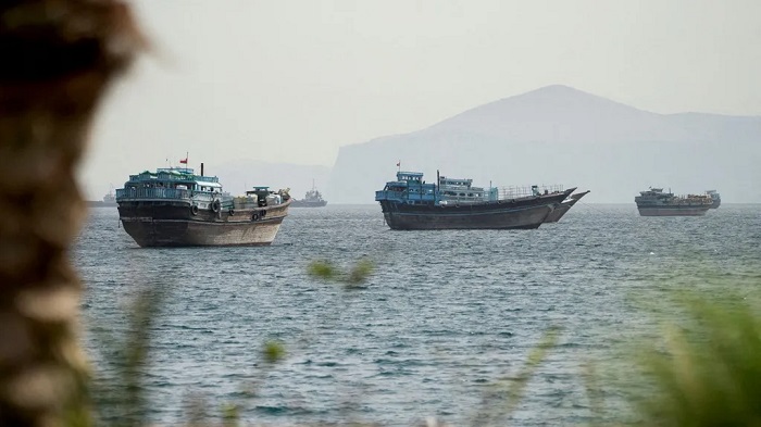 The Strait of Hormuz remains blocked as attacks continue despite ceasefire negotiations (file photo)