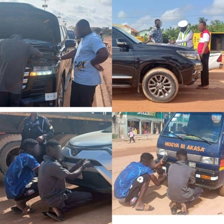 Illegal sirens: 13 drivers arrested for unauthorised use of sirens, emergency lights on Kasoa-Winneba highway