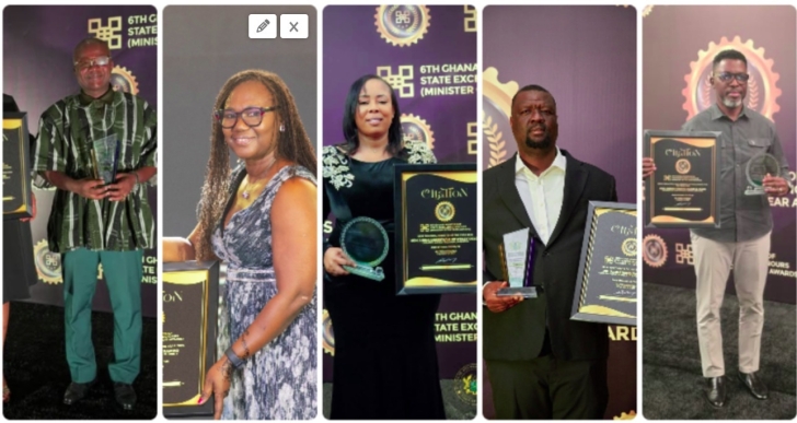 FULL LIST: Winners of the 6th Ghana Ministers of State Excellence Honours