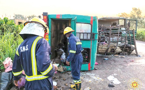 The accident scene