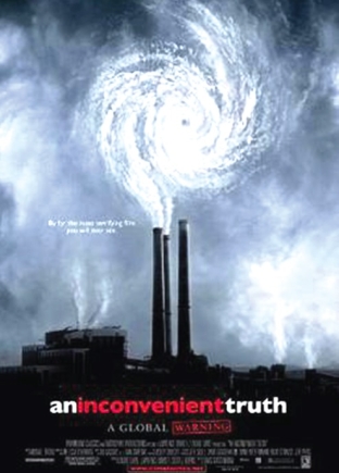 Theatrical release poster of Al Gore's documentary, An Incovimient Truth. Credit: Wikipeadia
