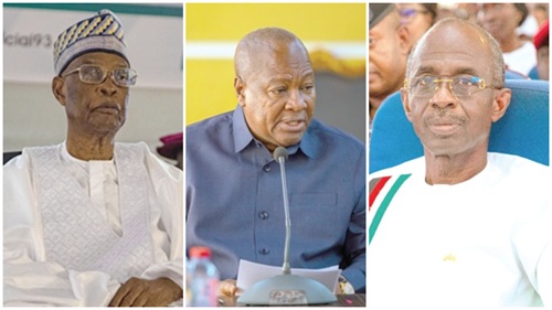 Mahama Iddrisu — Chairman, NDC Council of Elders, President John Dramani Mahama, Johnson Asiedu Nketiah — National Chairman, NDC        